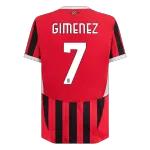 GIMENEZ #7 AC Milan Home Authentic Soccer Jersey 2024/25