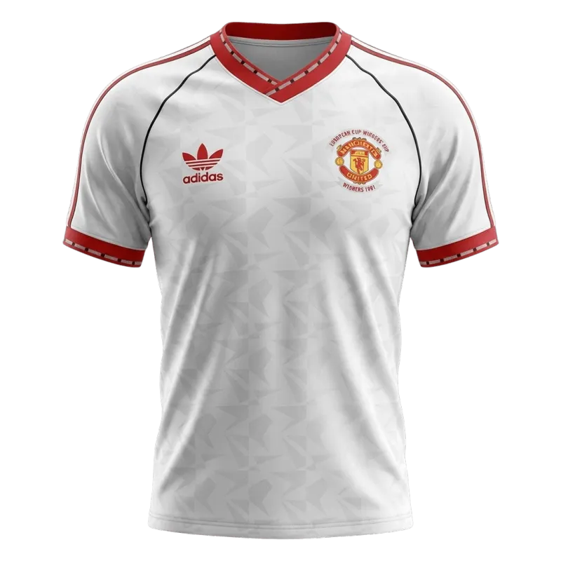 Retro Soccer Jersey Manchester United Away 1991