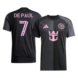 DE PAUL #7 Inter Miami CF uittenue voetbalshirt 2025 - productfoto DE PAUL #7 Inter Miami CF uittenue voetbalshirt 2025 productafbeelding