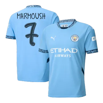 MARMOUSH #7 Maglia da calcio Manchester City Home 2024/25 UCL