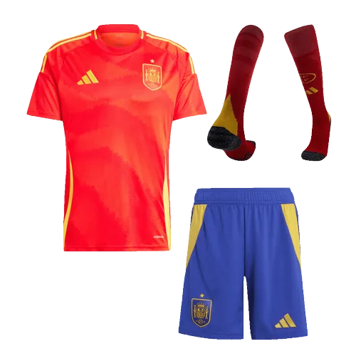 Spain Home Men's Jerseys Full Kit EURO 2024