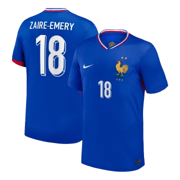 ZAIRE/EMERY #18 France Home Soccer Jersey 2024