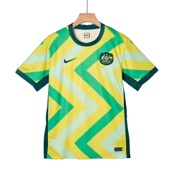 Australia Home Soccer Jersey 2025 - product photo Australia Home Men's Soccer Jersey 2025 front view, showcasing national crest.