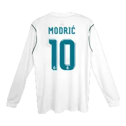 Vintage Soccer Jersey Retro MODRIC #10 Real Madrid Home Long Sleeve 2017 - product photo Vintage Soccer Jersey Retro MODRIC #10 Real Madrid Home Long Sleeve 2017 product image