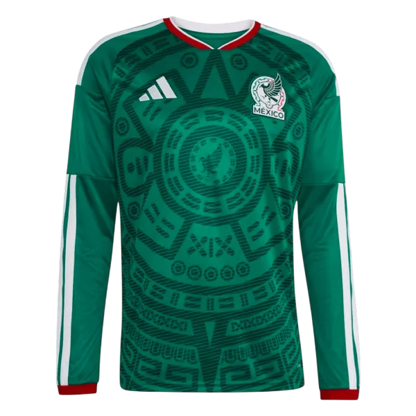 Mexico 202 Long Sleeve Jersey - A-Grade Quality Detail View