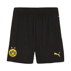25/26 Borussia Dortmund Home Soccer Shorts - product photo US10.99 - Borussia Dortmund Home Soccer Shorts