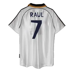 Vintage Soccer Jersey Retro RAUL #7 Real Madrid Home 1998 product image