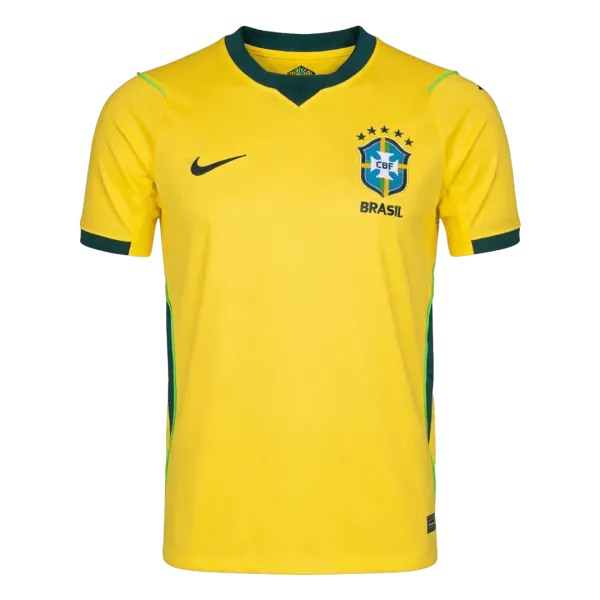 Brazilië-shirt Home - Topkwaliteit Detailweergave