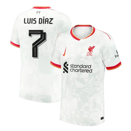 LUIS DIAZ #7 Liverpool Third Away Soccer Jersey 2024