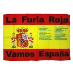 Spain Team Flag Red