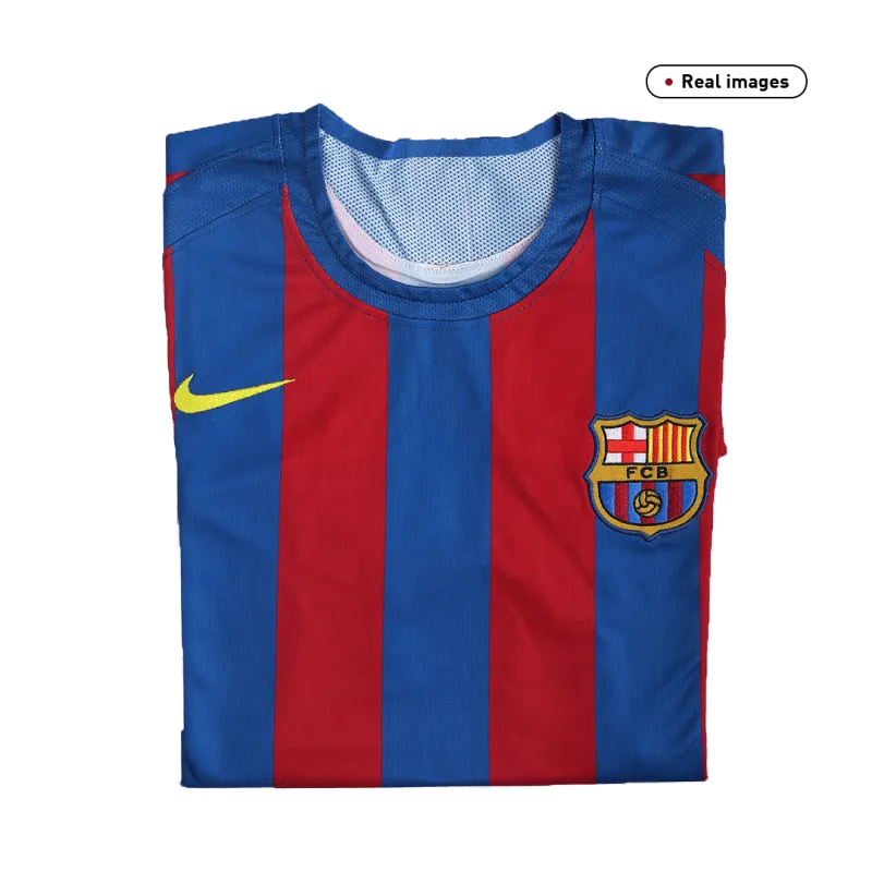 Camisola de futebol vintage Retro Barcelona Home 2005/06 UCL Final