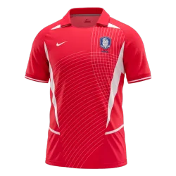 Retro Men's Soccer Jersey South Korea Home 2002 World Cup, full front view with crest.