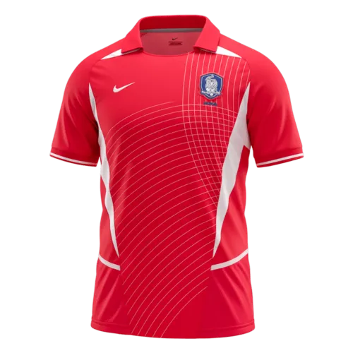 Retro Men's Soccer Jersey South Korea Home 2002