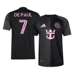 DE PAUL #7 Inter Miami CF Away Authentic Men's Soccer Jersey 2025