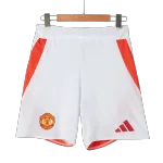 Manchester United Home Authentic Soccer Shorts 2024/25