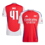 RICE #41 Arsenal Home Soccer Jersey 2024/25 UCL