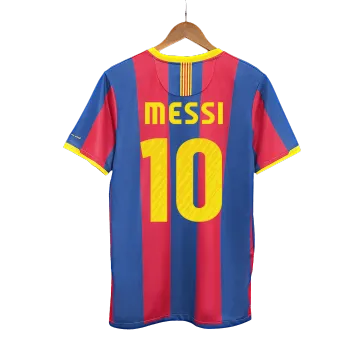 Maglia da calcio vintage Retro MESSI #10 Barcelona Home 2010