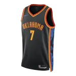 Camiseta Swingman para hombre Holmgren #7 de los Oklahoma City Thunder – Edición City