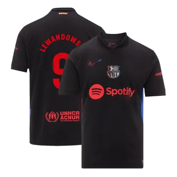 LEWANDOWSKI #9 Barcelona Away Men's Soccer Jersey 2024/25