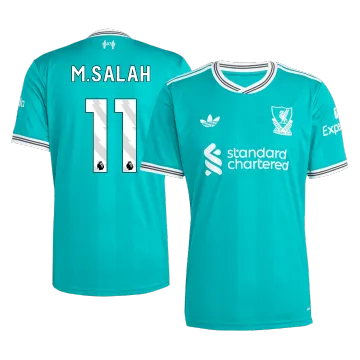 M.SALAH #11 Liverpool Dritte Auswärts Fußballtrikot 2025/26