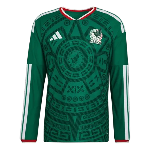 Mexico Home Long Sleeve Player Version Men's Jersey World Cup 2026