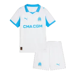 Marseille Home Kids Soccer Jerseys Kit 2025/26 - product photo Marseille Home Kids Soccer Jerseys Kit 2025/26 product image