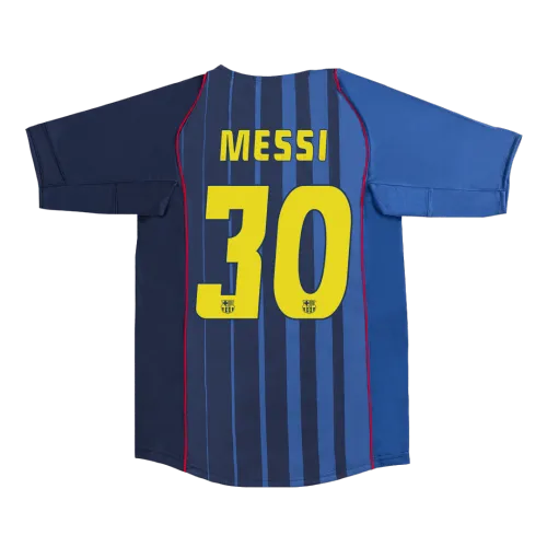 Vintage Soccer Jersey Retro MESSI #30 Barcelona Away 2004