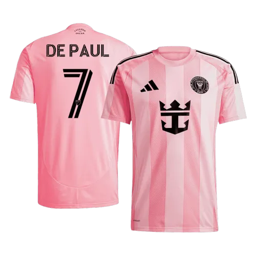 DE PAUL #7 Inter Miami CF Home Men's Soccer Jersey 2025