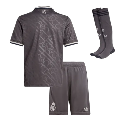 Real Madrid Third Away Kids Soccer Jerseys Full Kit 2024/25