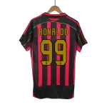 Vintage Soccer Jersey Retro RONALDO #99 AC Milan Home 2006 Vintage Soccer Jersey Retro RONALDO #99 AC Milan Home 2006