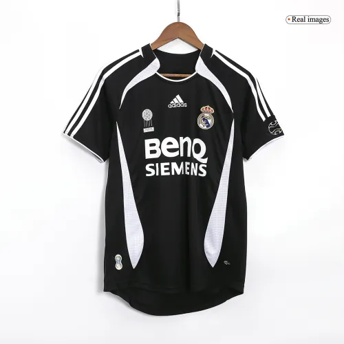 Vintage Voetbal Jersey Retro RAUL #7 Real Madrid Weg 2006