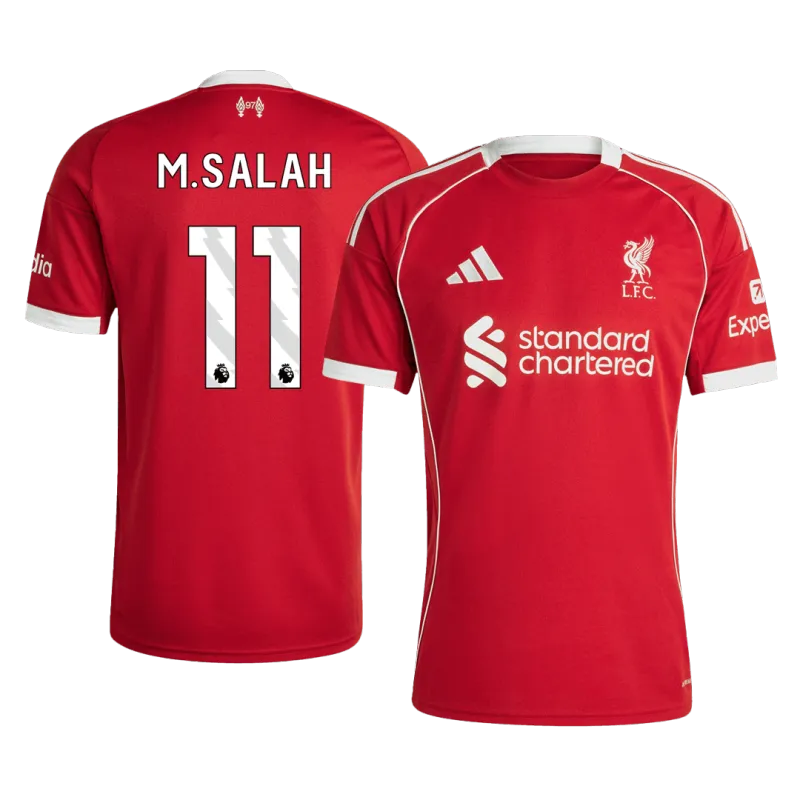 M.SALAH #11 Liverpool thuisvoetbalshirt 2025/26