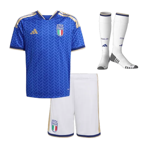 Italy Home World Cup Kids Soccer Jerseys Full Kit 2025