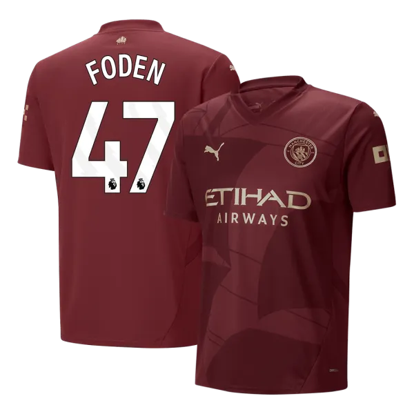 FODEN #47 Manchester City football jersey - A-Grade Quality Detail View