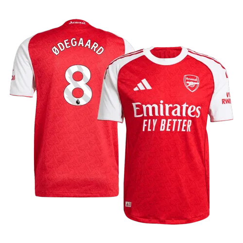 ØDEGAARD #8 Arsenal Premium voetbalshirt voor thuiswedstrijden 2025/26
