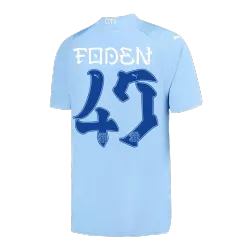 FODEN #47 Manchester City Home Soccer Jersey 2023/24 - product photo US16.99 - FODEN #47 Manchester City Home Soccer Jersey 2023/24
