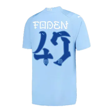 FODEN #47 Manchester City Japanese Tour Printing Home Men's Jersey 2023/24