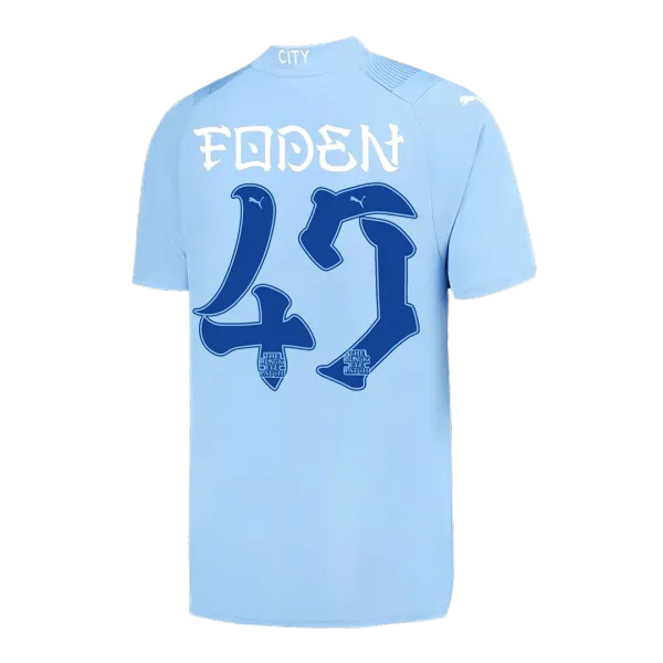 23/24 FODEN #47 Manchester City soccer jersey - A-Grade Quality Detail View