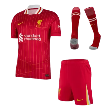 Camisolas de casa do Liverpool Kit completo 2024/25