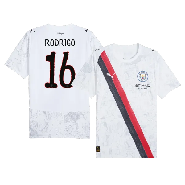 2025 RODRIGO #16 Manchester City KidSuper jersey - A-Grade Quality Detail View