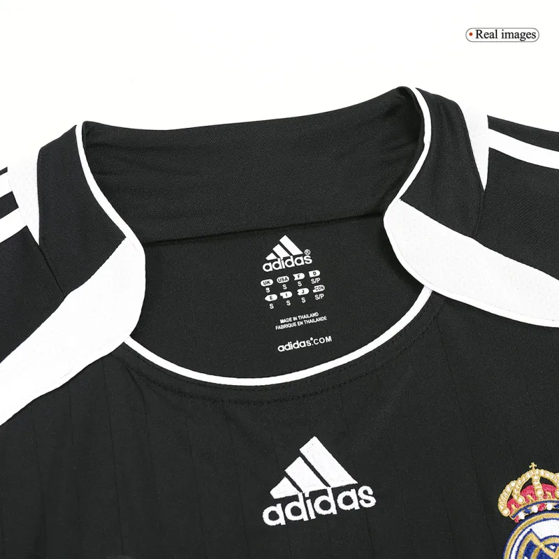 Vintage Soccer Jersey Retro Real Madrid Away Long Sleeve 2006/07