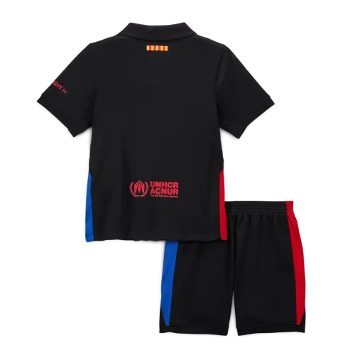 Barcelona Away Kids Soccer Jerseys Kit 2024/25 Spotify Logo Without Text