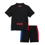 Barcelona Away Kids Soccer Jerseys Kit 2024/25 Spotify Logo Without Text