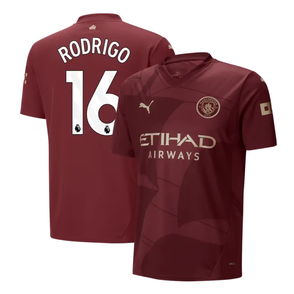 RODRIGO #16 Manchester City kit - A-Grade Quality Detail View