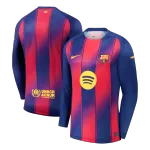 Barcelona Home Long Sleeve Soccer Jersey 2025/26