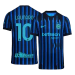 LAUTARO #10 Inter Milan Home Authentic Soccer Jersey 2025/26