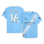 RODRIGO #16 Manchester City Home Authentic Soccer Jersey 2025/26