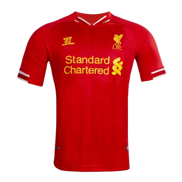 Vintage Soccer Jersey Retro Liverpool Home 2013
