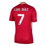 LUIS DIAZ #7 Liverpool Home Soccer Jersey 2024