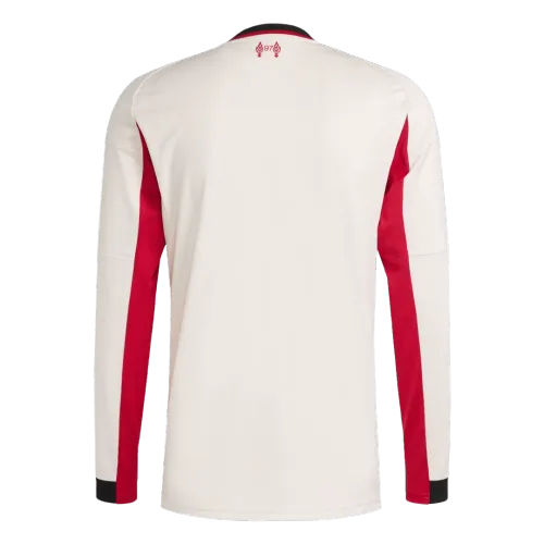Camisola de futebol de manga comprida do Liverpool 2025/26